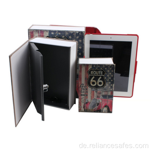 High Qualität Safety Hidden Metal Book Safe Book